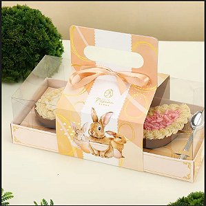 10 Caixas P/ Trio De Ovos de Páscoa 3 x 100/150g Com Alça  Belissima 3776 ( PASCOA JANGO 2024 )