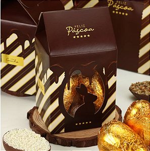 10 Embalagem  Lembrancinha PÁSCOA CHOCOLATE 3747 ( PASCOA JANGO 2024 )