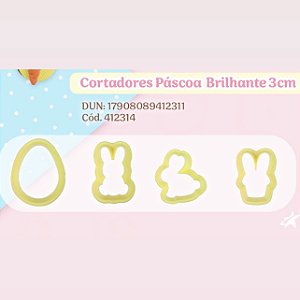 Kit Cortador PÁSCOA  3 CM  (Blue Star)