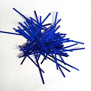 FECHO FACIL AZUL 4MMX11CM PACOTE COM 100 UNIDADES (PC EMBALAGENS)
