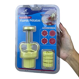 Kit Ejetor Max Flores Petalas Bluestar 1 ejetor + 4 marcador 3,5 cm  (Blue Star)