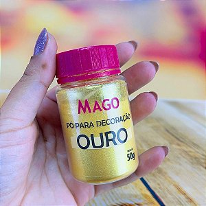Pó Para Decoração 50G Grande ouro - Mago