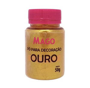 Pó Para Decoração 50G Grande ouro - Mago
