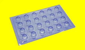 Forma Profissional para chocolate c/ silicone BOMBOM P201