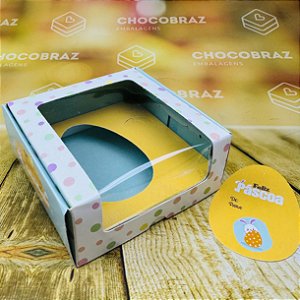 05 Caixa c/ Visor Ovo 100g PÁSCOA COLORIDA  4733 (Páscoa Ideia 2024)