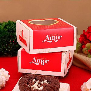 10 Caixa P/ Coração Lapidado 200g AMOROSA 4074 (MÃES E NAMORADOS JANGO 2024)