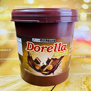 Balde 4 kg de Recheio de Chocolate com Avelã DORELLA ESSENCIAL - D4858 (DOREMUS)