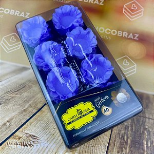 40 Forminhas LAVANDA Mini Gérbera P/ Doces Finos de Festas e Casamentos (Cartopuava)