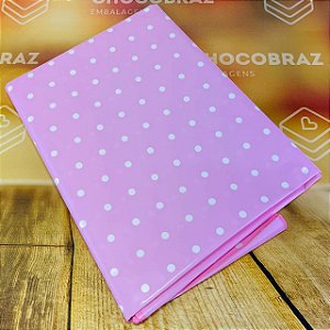 10 Toalhas P/ Mesa Festa POA ROSA/BRANCO Bopp Perola  78x78 INOVE