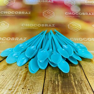 50 COLHER SOBREMESA AZUL TIFFANY BELLO FESTAS