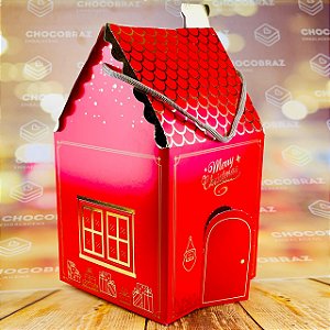 5 CAIXA PANETONE CASA - NATAL CLASSICO ID5160  (NATAL IDEIA 2024)
