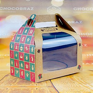 10 MALETINHA P/ DOCES C/ VISOR M  NATAL KRAFT ID5066 (NATAL IDEIA 2024)