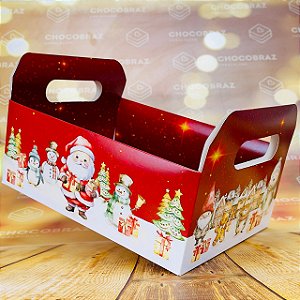 5 CESTA NATAL CAIXOTE (G) NATAL ENCANTADO ID5200  (NATAL IDEIA 2024)
