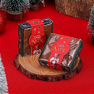 25 Caixa Embalagem para Brownie Quebra Nozes 4410  (JANGO NATAL 2024)