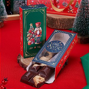 10 Caixa para Barra 150g com Visor Quebra Nozes 4434 (JANGO NATAL 2024)