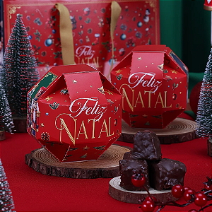 10 Embalagem Lembrancinha Bolinha Quebra Nozes 4421 (JANGO NATAL 2024)