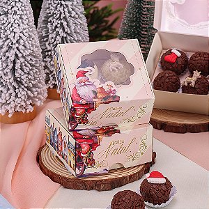 10 Caixa para 4 Doces com Berço Neve 4250 (JANGO NATAL 2024)