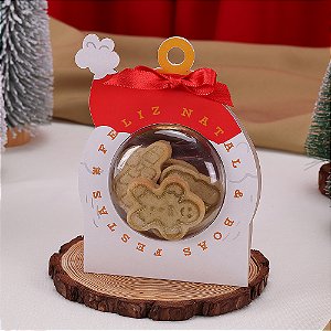 10 Embalagem Lembrancinha bolinha Noel 4480 (JANGO NATAL 2024)