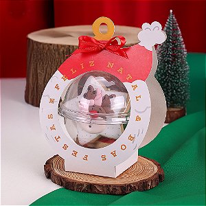 10 Embalagem Lembrancinha bolinha Noel 4480 (JANGO NATAL 2024)