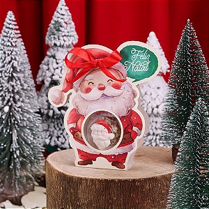10 Lembrancinha com Blister para doces Papai Noel 4477 (JANGO NATAL 2024)