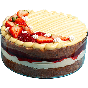 CAKE BOX  REDONDA G  Com Tampa 2.000 Ml  (Blue Star)