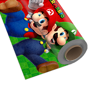 PAINEL SUPER MARIO BROS 1 M X1,4 M TECIDO TNT FESTCOLOR