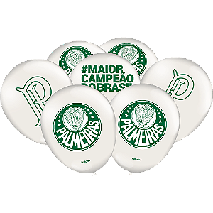 25 BALAO FUTEBOL PALMEIRAS BRANCO OFICIAL n°9  FESTCOLOR