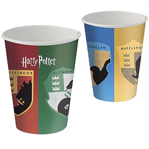 8 COPO PAPEL FESTA  HARRY POTTER 200ML FESTCOLOR