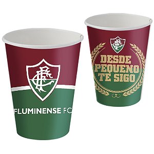 8 COPO PAPEL FESTA  FLUMINENSE  200ML FESTCOLOR