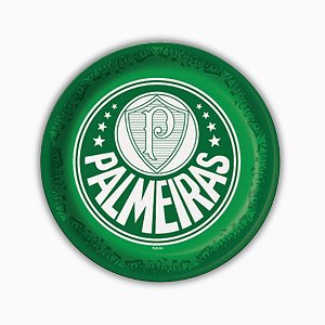 8 PRATO FESTA  PALMEIRAS  DE PAPEL 18 CM FESTCOLOR