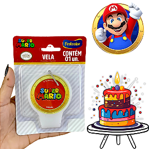VELA  SUPER MARIO BROS FESTCOLOR