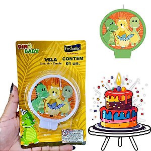 VELA  DINO BABY DINOSSAURO BABY FESTCOLOR