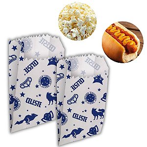 50 SACO DE PIPOCA HOT DOG CRUZEIRO Regina