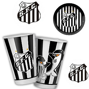 8 COPO PAPEL FESTA SANTOS 180ML REGINA
