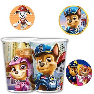 8 COPO PAPEL FESTA   PATRULHA CANINA 180ML REGINA
