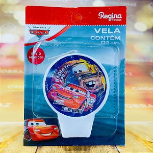 VELA  ANIVERSARIO FESTA DISNEY CARROS REGINA