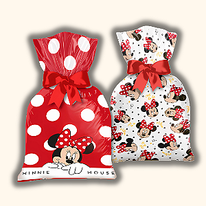 8 SACOLA  MINNIE MOUSE FESTA LEMBRANCINHA  Regina