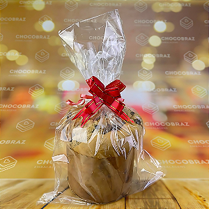 50 SACO PARA PANETONE 400/500/750G TRANSPARENTE EM BOPP 25X37 CM - INOVE