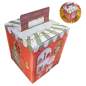 5 CAIXAS PARA PANETONE 250G VITRINE DE NATAL OUTLET - D24 122335