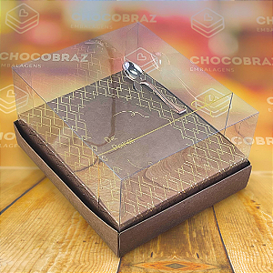 05 CAIXAS P/ OVO DE COLHER CLASSIC AJUSTAVEL  250/350G BRONZE - PASCOA CLASSICA 4616  (PÁSCOA IDEIA 2025)