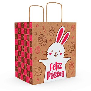 10 SACOLAS ECO M MAGENTA 24X15X22 CM - PASCOA DIVERTIDA 5336 (PÁSCOA IDEIA 2025)