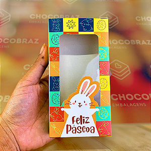 10 CAIXAS P/ TABLETE M - 14,5X7,5X2 CM PASCOA DIVERTIDA 5365  (PÁSCOA IDEIA 2025)