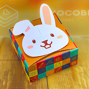 10 CAIXAS P/4 DOCES LOCK - 8X8X4 CM PASCOA DIVERTIDA 5367 (PÁSCOA IDEIA 2025)