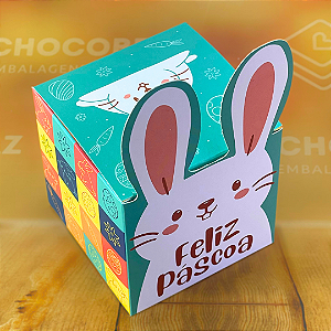 10 CAIXAS POP UP 8X8X8CM -  8X8X8 CM PASCOA DIVERTIDA 5368 (PÁSCOA IDEIA 2025)