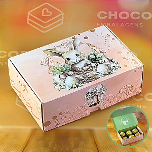 10 CAIXAS P/ 6 DOCES PRACTICE - COELHINHO ENCANTADO 5382 (PÁSCOA IDEIA 2025)