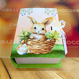 05 CAIXAS DEGUSTACAO LIVRO 2 X 50G - COELHINHO ENCANTADO 5409 (PÁSCOA IDEIA 2025)