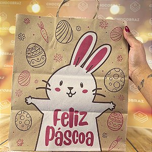 10 SACOLAS  ECO G MAGENTA - 28X18X32 CM - PASCOA DIVERTIDA 5337  (PÁSCOA IDEIA 2025)