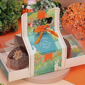 10 CAIXAS P/TRIO DE OVOS DE PÁSCOA 3 X 100G COM ALÇA NATUREZA  4590 (PASCOA JANGO OUTLET)