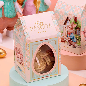 10 EMBALAGEM LEMBRANCINHA COM VISOR CARINHOSA PÁSCOA 4538 ( PASCOA JANGO 2025 )