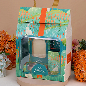 10 SACOLA COM VISOR NATUREZA PASCOA 4792 ( PASCOA JANGO 2025 )